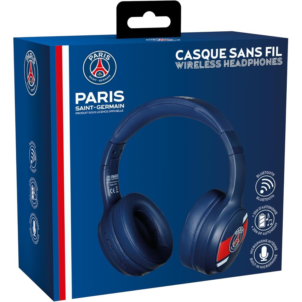 Konix PSG Gaming Headset Bluetooth 5.3 & 3.5mm Jack - Built-in Mic - PC/Smartphone/Tablet - Blue