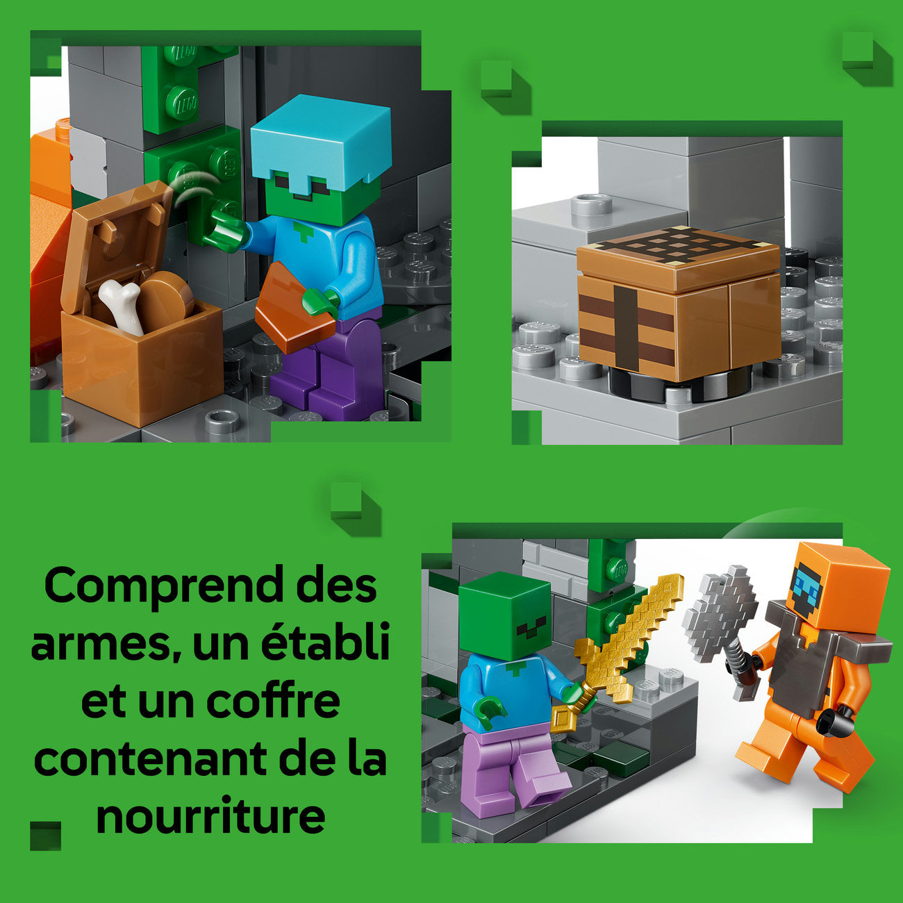 LEGO Minecraft 21587 Le Donjon de zombies