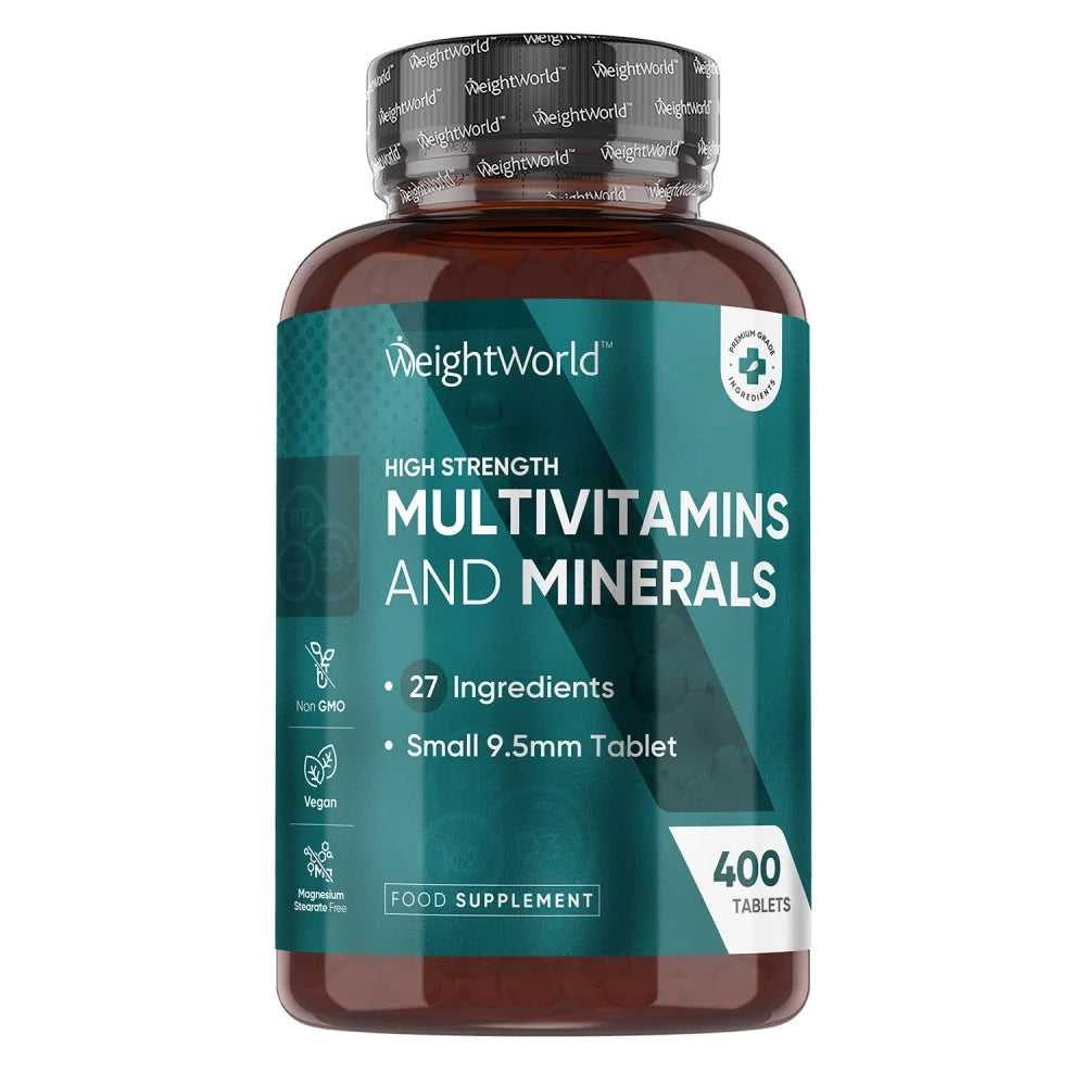 WeightWorld Multivitamines avec Minéraux 400 Comprimés