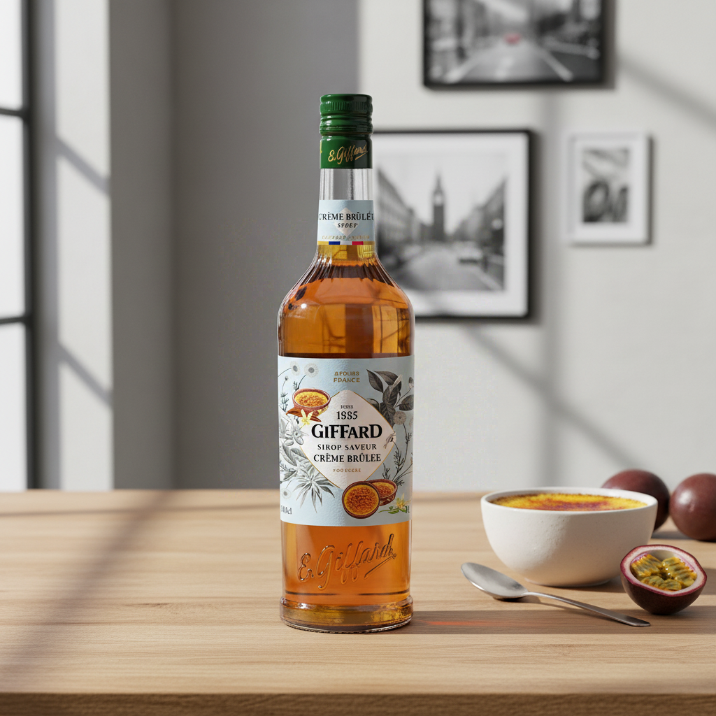 GIFFARD Sirop saveur Crème Brûlée - 1 L