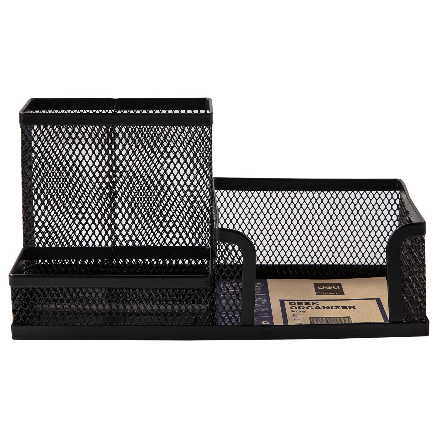 Deli Organisateur de bureau multifonction - Noir