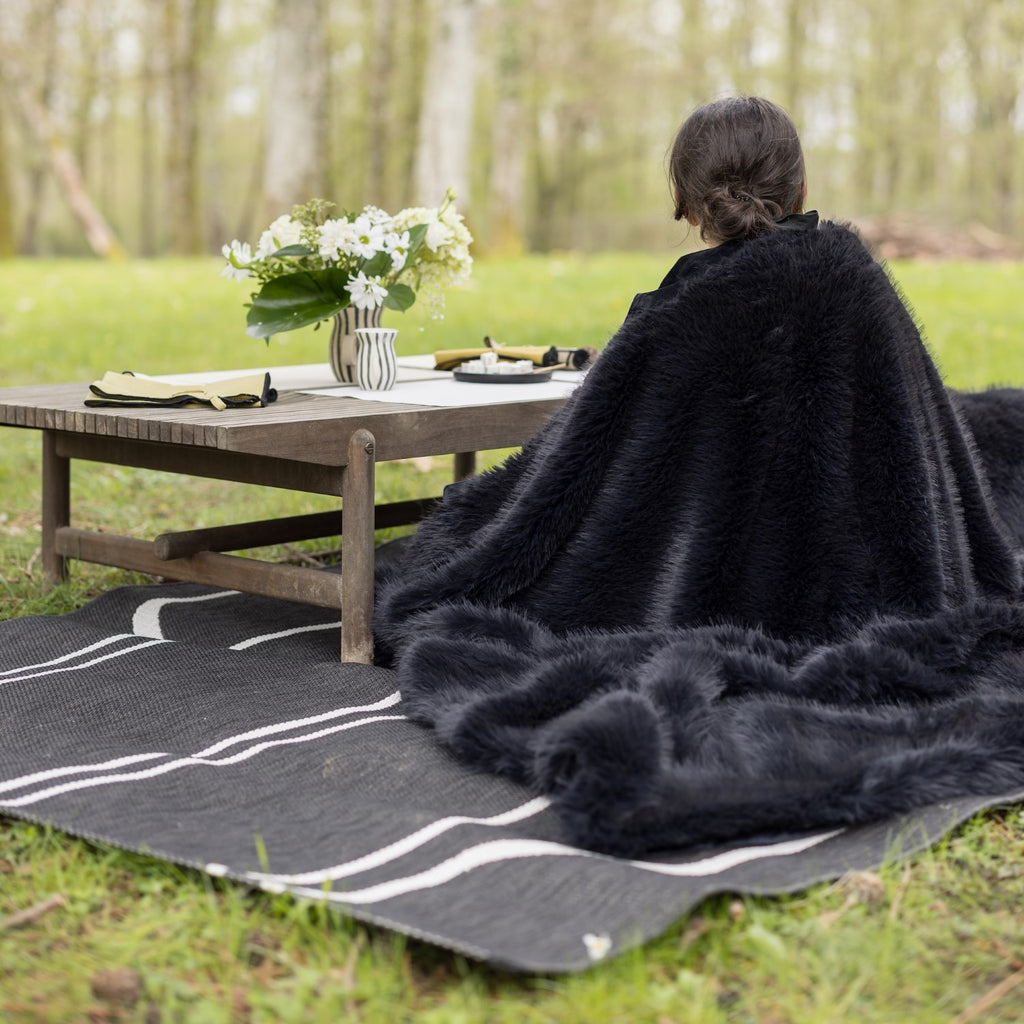 VIVARAISE Damon Tapis extérieur tonnerre - 160 x 230 cm