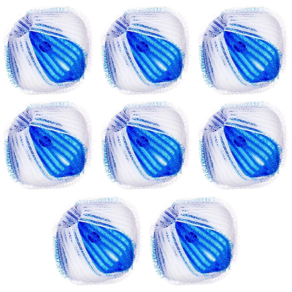 Billes de lessive anti-perçage Ultra Clean - Bleu - 8 pièces