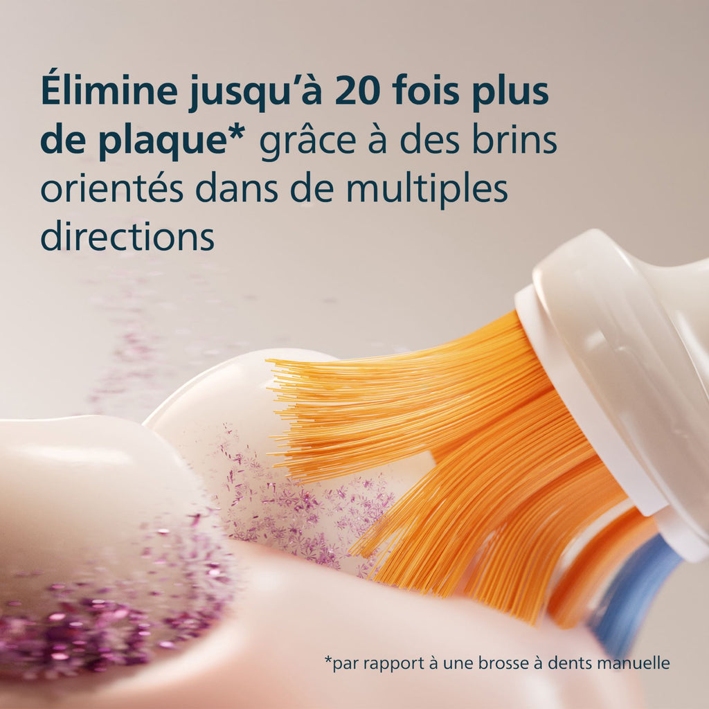 Philips Sonicare Premium All-in-One HX9094/87 Têtes de brosse à dents de rechange lot de 4 - Blanc