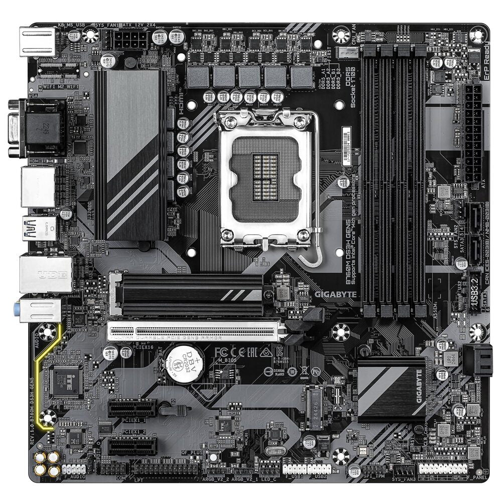 GIGABYTE B760M DS3H GEN5 Carte mère Micro-ATX LGA1700 DDR5