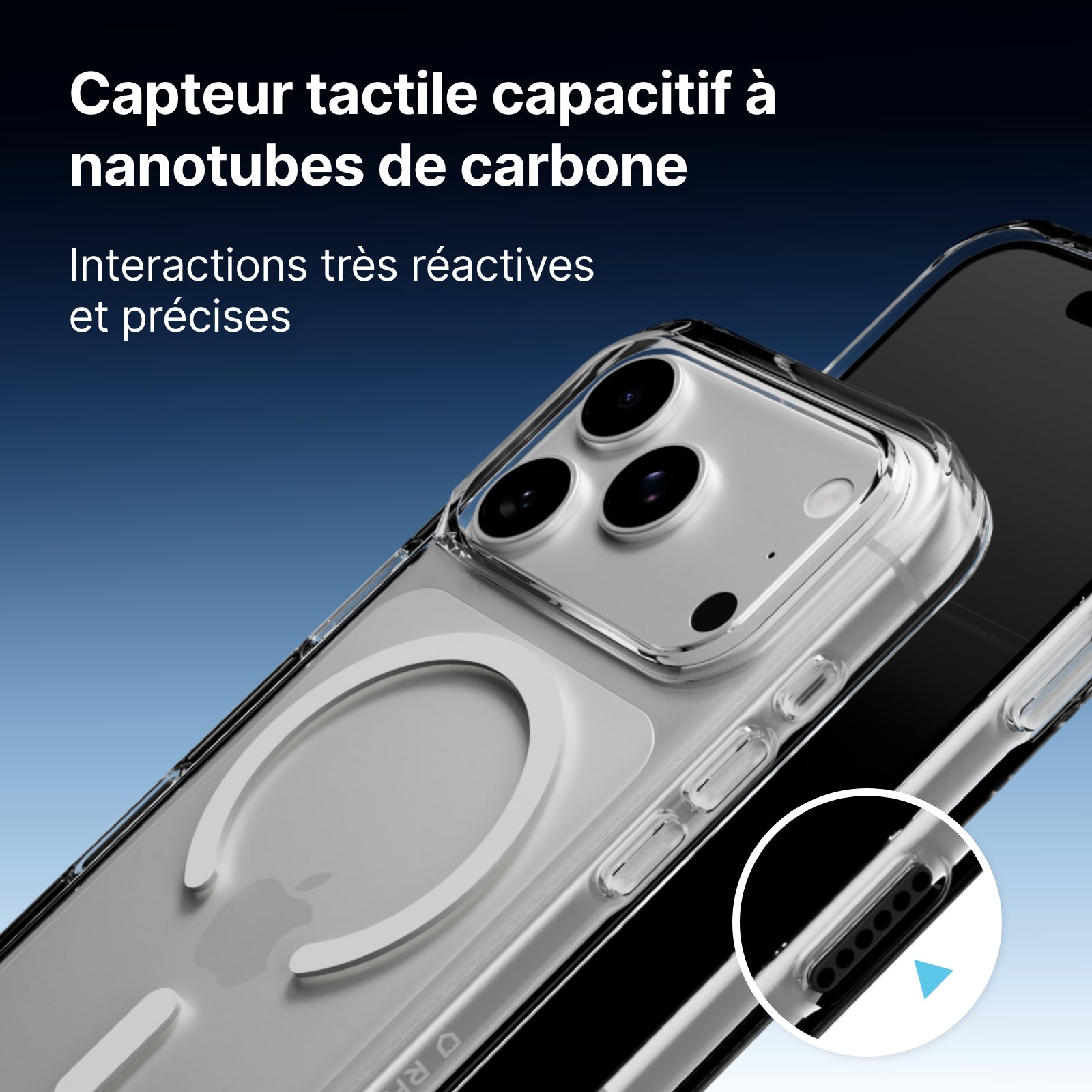 RHINOSHIELD Coque de téléphone compatible avec MagSafe pour iPhone 17 Pro Max, anti-jaunissement, force magnétique supérieure, dépasse les normes de protection militaires, transparente