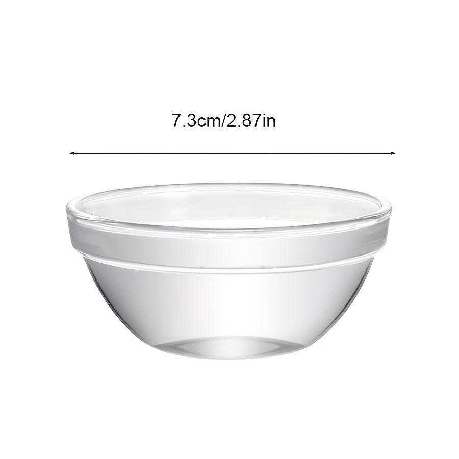 YumiPLUS Coupelles à tremper en verre transparent, lot de 6