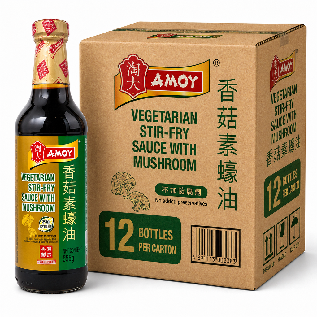 Amoy Sauce pour sauté végétarienne aux champignons 12 x 555 g