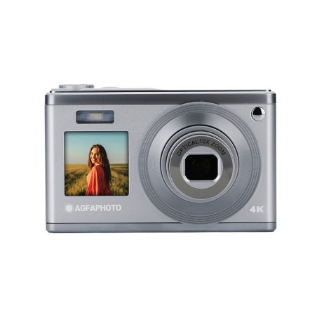 AgfaPhoto Appareil photo numérique compact 24 MP Zoom optique 10x Argent