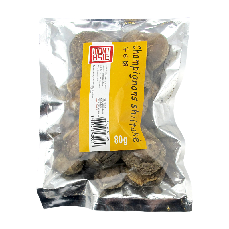 MONT ASIE Champignons Shiitake 80 g