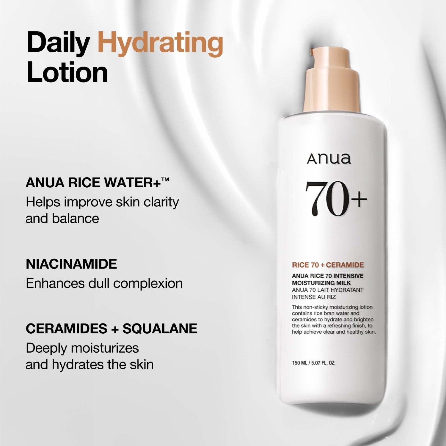 Anua Lait Hydratant Intensif Riz 70 % 150 ml_EU