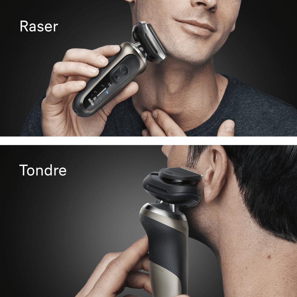 BRAUN Série 7 72-C1200s Rasoir à technologie AutoSense de précision sur peau sèche ou humide