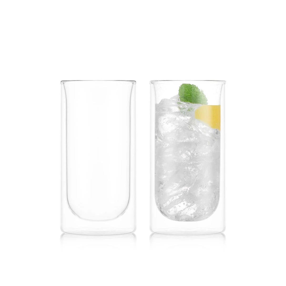 Bodum Verres à double paroi - 2 pièces - 280 ml - Verre à gin-tonic