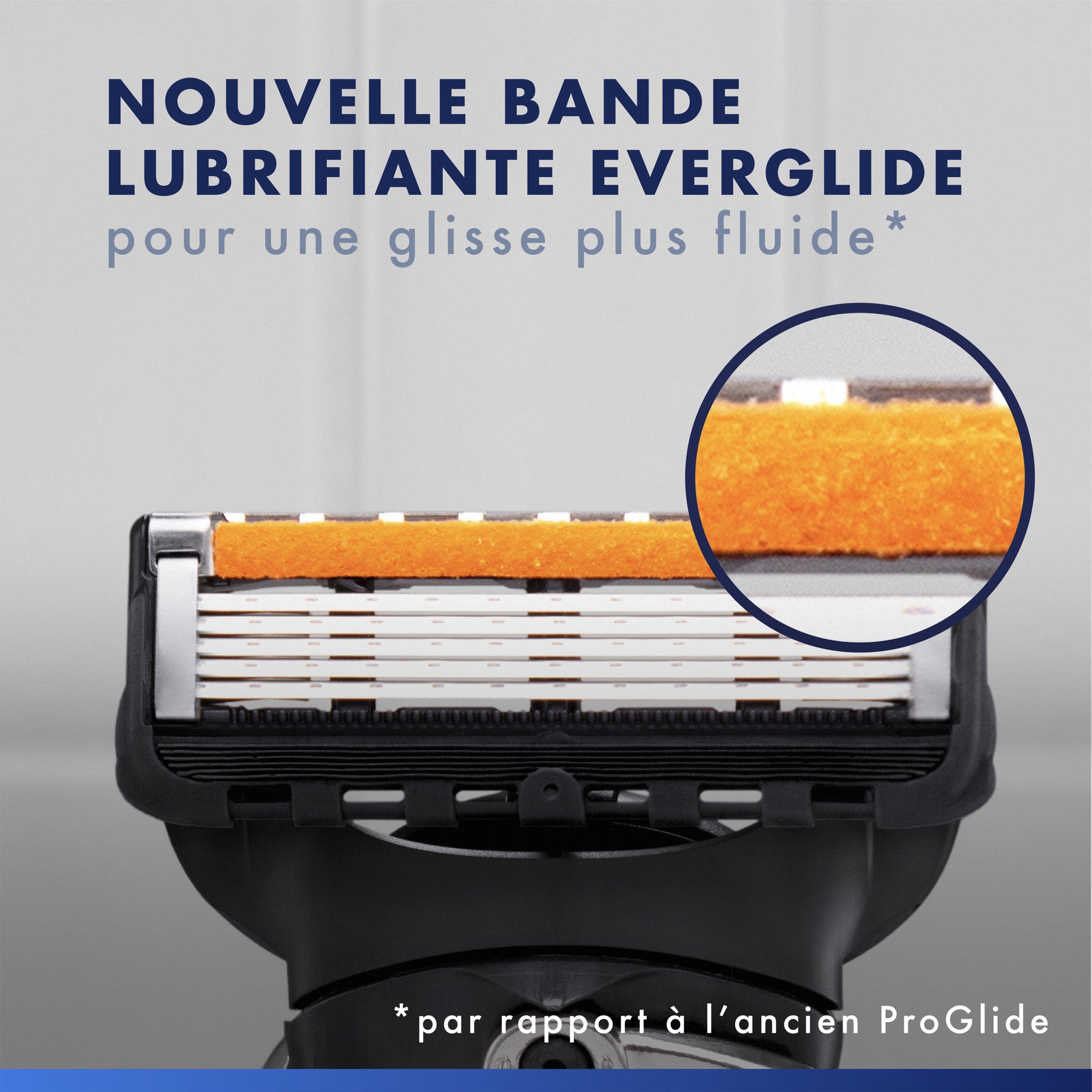 Gillette Lames de Rasoir Homme Proglide, Pack de 6 | Cartouche Dotée de la Bande Lubrifiante x2, Ultra Affutées, Longue Durée, en Acier Inoxydable, 1 Recharge Jusqu’à 30 Rasages