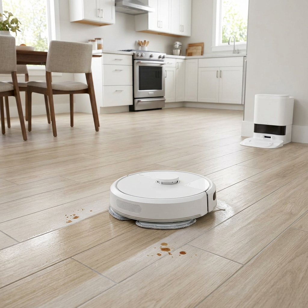 Robot Aspirateur Laveur Roomba 115 AE Blanc