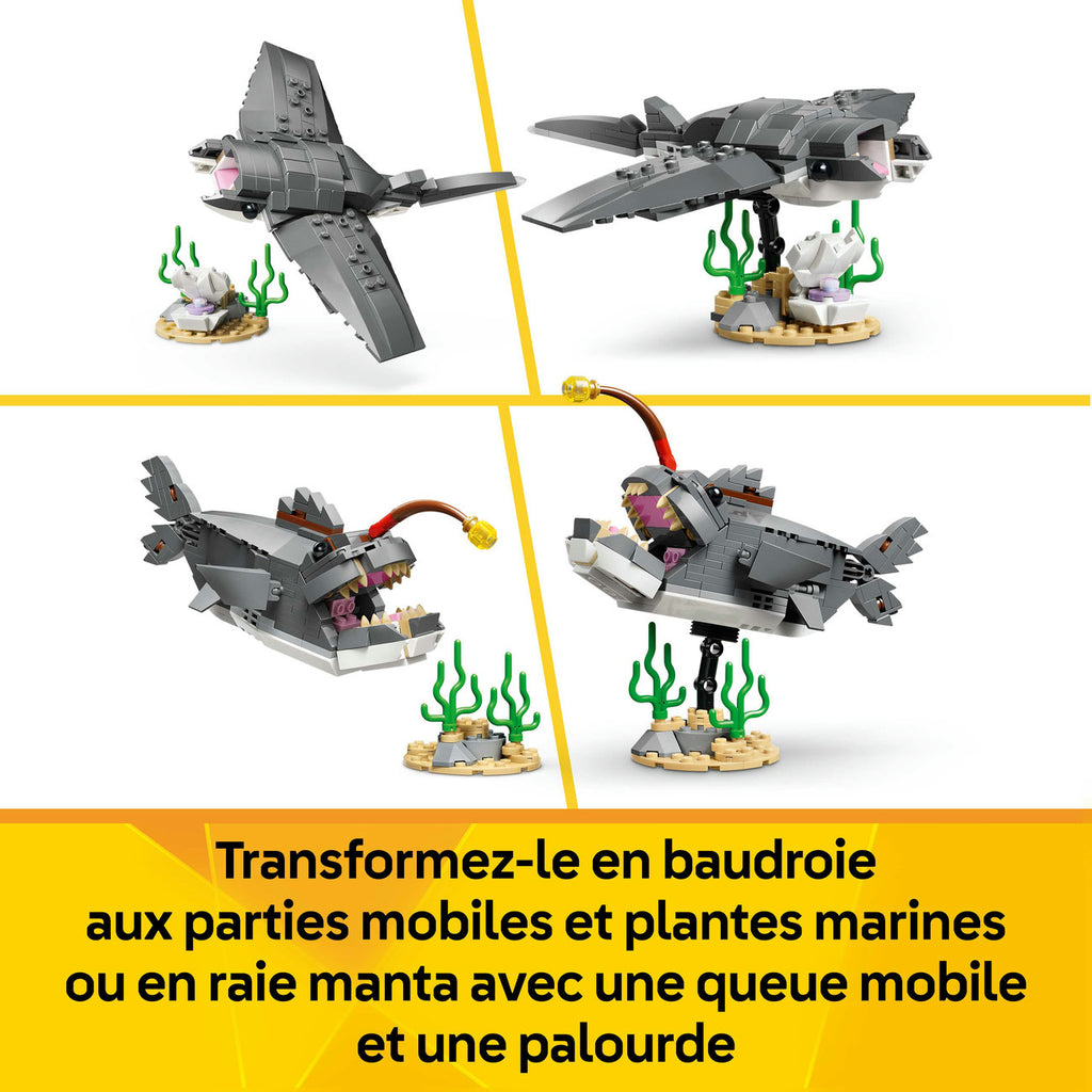 LEGO Creator 31381 Le redoutable requin et le coffre au trésor