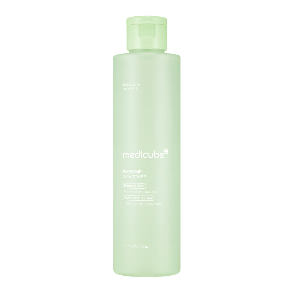 MEDICUBE TONIQUE APAISANT EXOSOME CICA (À LA FEUILLE DE CŒUR & AU TEA TREE) 210ml