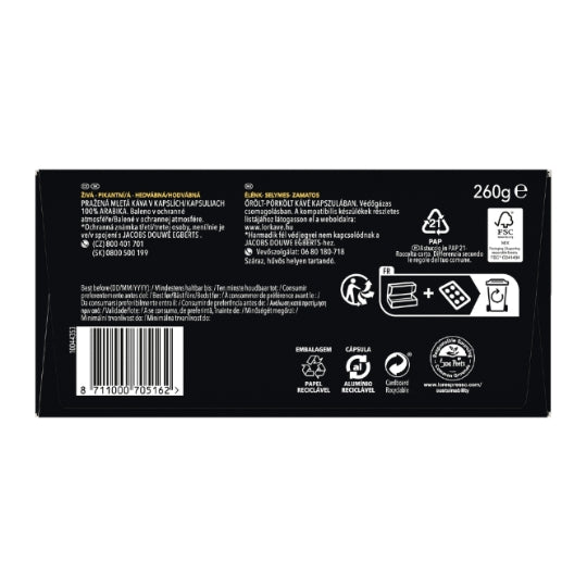 L'OR ESPRESSO Café en Capsules Splendente Intensité 7 (50 Capsules) 260 g