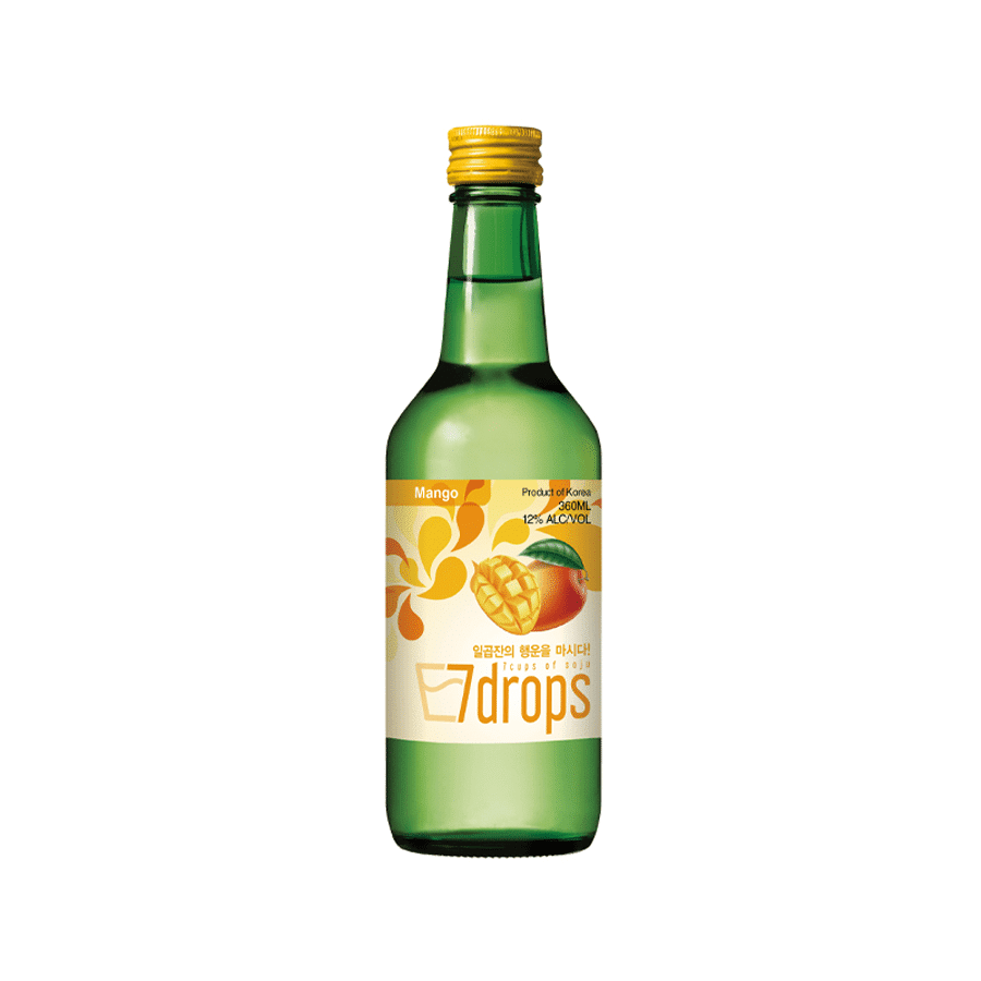 7DROPS Soju Mangue Alc. 12 % 360 ml