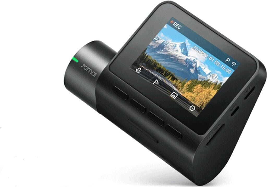 Dashcam 70mai A200, Caméra Frontale 1080P HDR, Enregistrement Fluide 60 FPS, 70mai Night Owl Vision, FOV 130°, Écran IPS 2'', Contrôle via App WiFi, sans carte SD incluse