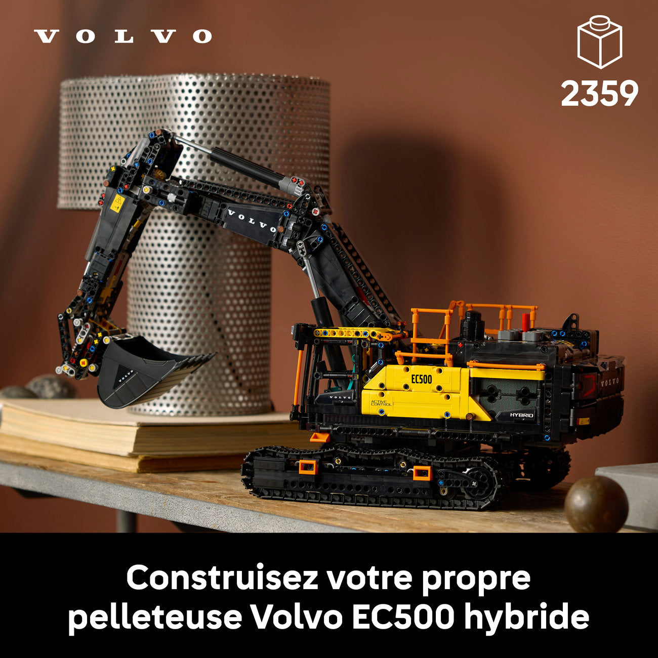 LEGO Technic 42215 Pelleteuse Volvo EC500 hybride