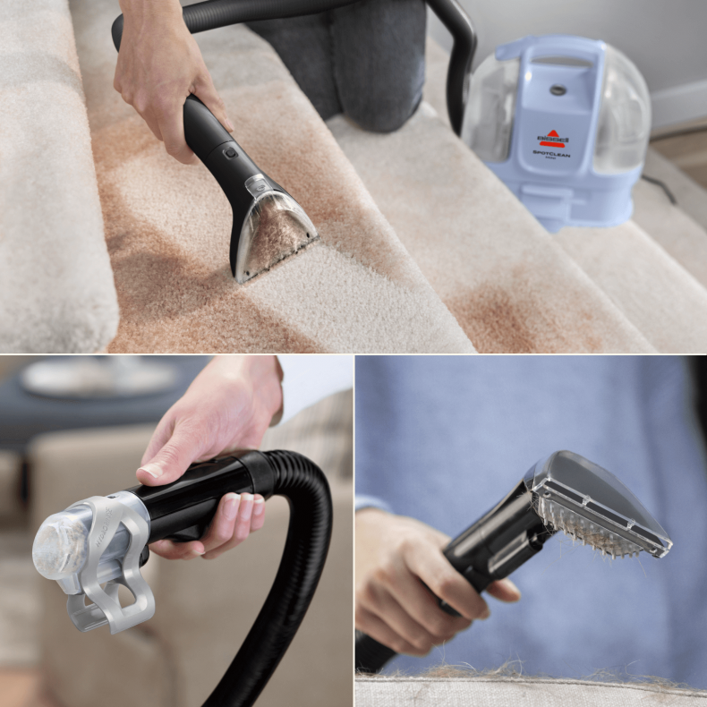 BISSELL Aspirateur Laveur Tissus Portable Spotclean Mini Bleu Ciel