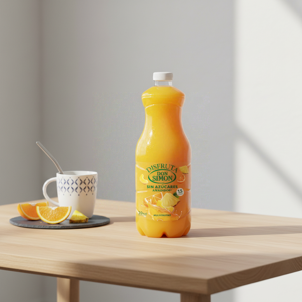 Don Simon DISFRUTA Nectar multifruits sans sucres ajoutés PET 1,5 L