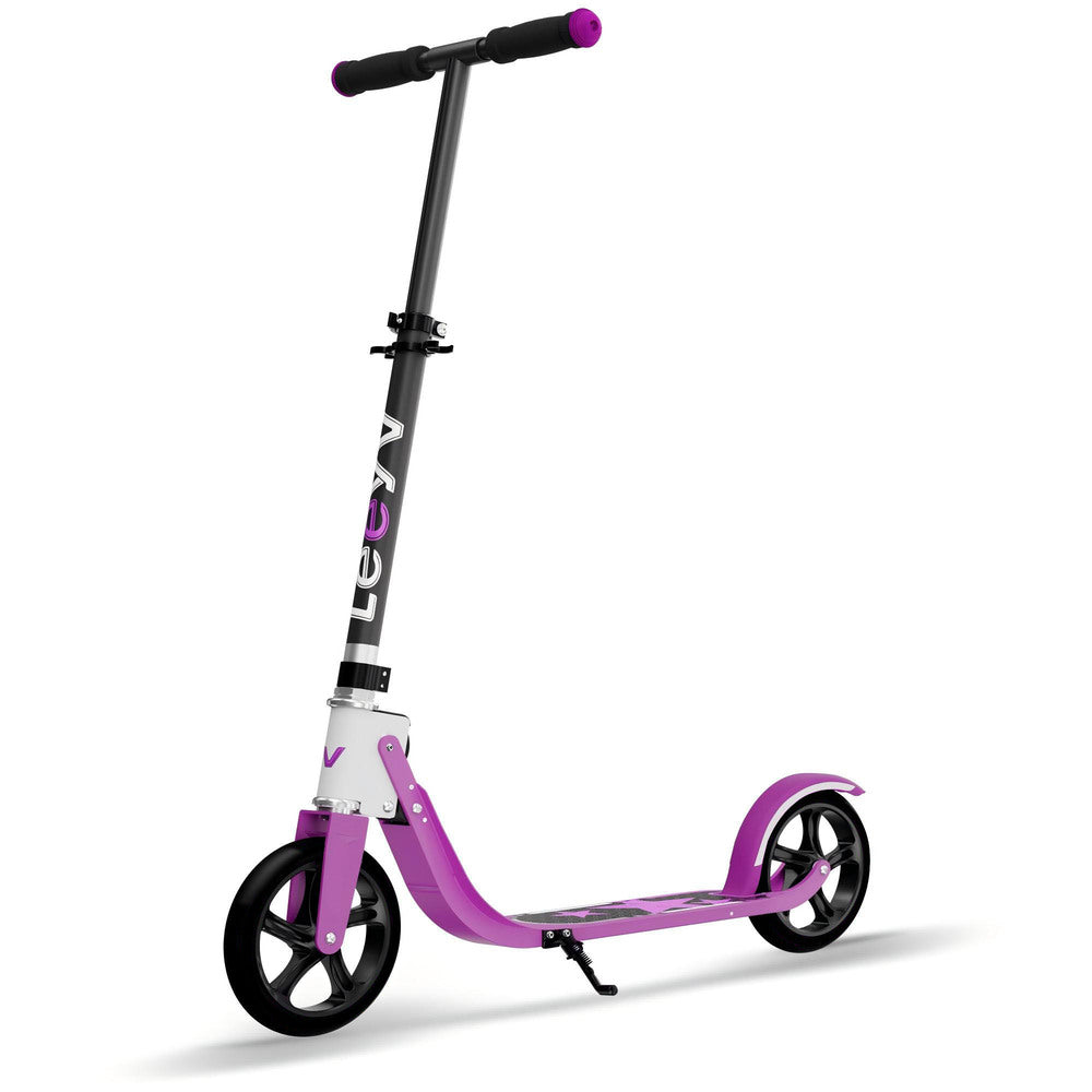 LEEYV Trottinette RV205, trottinette pour enfants de 6 à 12 ans et pour adultes, charge maximale 100 kg, hauteur réglable, légère, à 2 roues