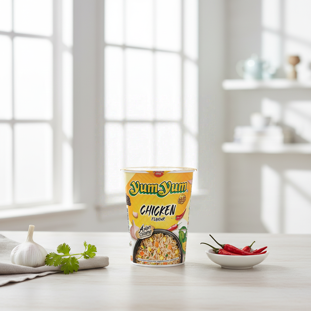 Yum Yum Soupe de nouilles en coupelle saveur poulet - 70 g