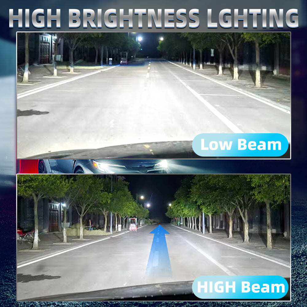 Roadsun 9006/HB4 ampoule de phare, lumière blanc froid ultra lumineuse 6000K, format mini 1:1, installation directe, durée de vie ultra-longue de 70000+ heures