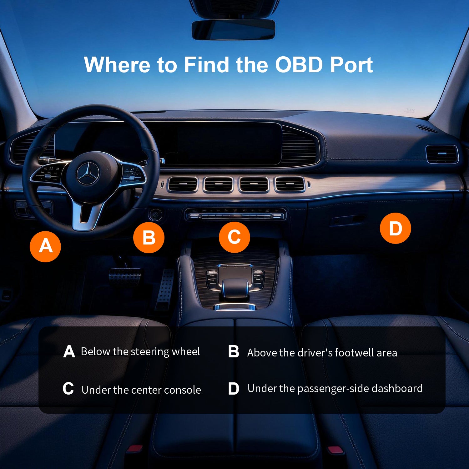 KAWA Câble d'alimentation OBD pour Dashcam, Kit d'adaptation OBD vers Type-C avec câblage direct, Mode stationnement 24/7, Protection contre les sous-tensions à 3 niveaux