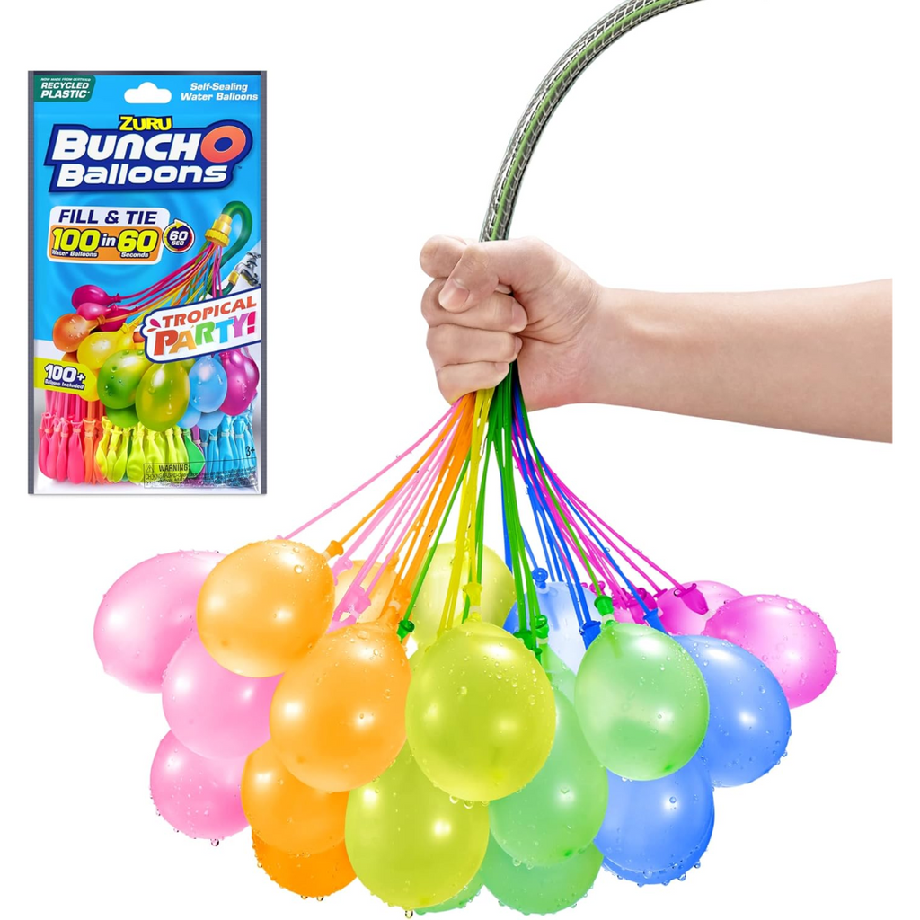 Bunch O Balloons Tropical Party, lot de 3 / 100 ballons à eau - PDQ