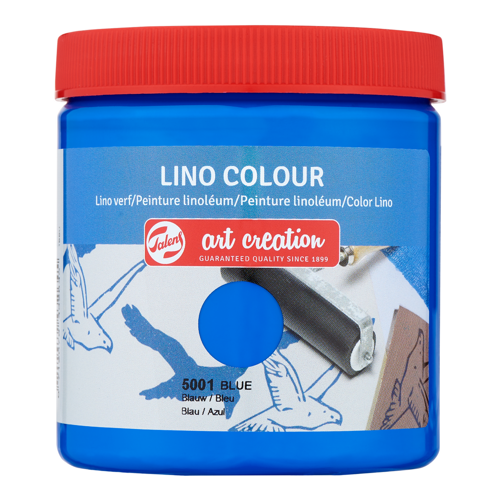 Talens Art Creation Peinture linoléum Pot 250 ml Bleu 5001