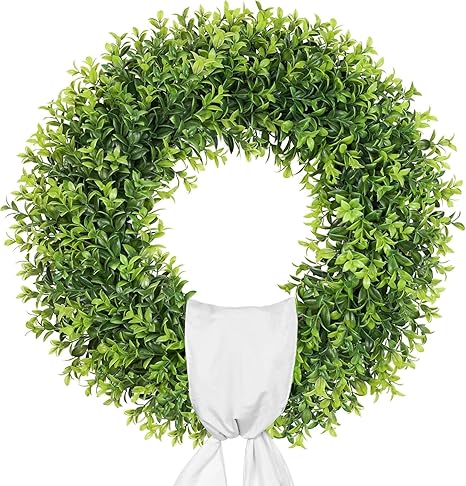 DDHS Grande couronne de buis de 24 pouces - 1 pièce