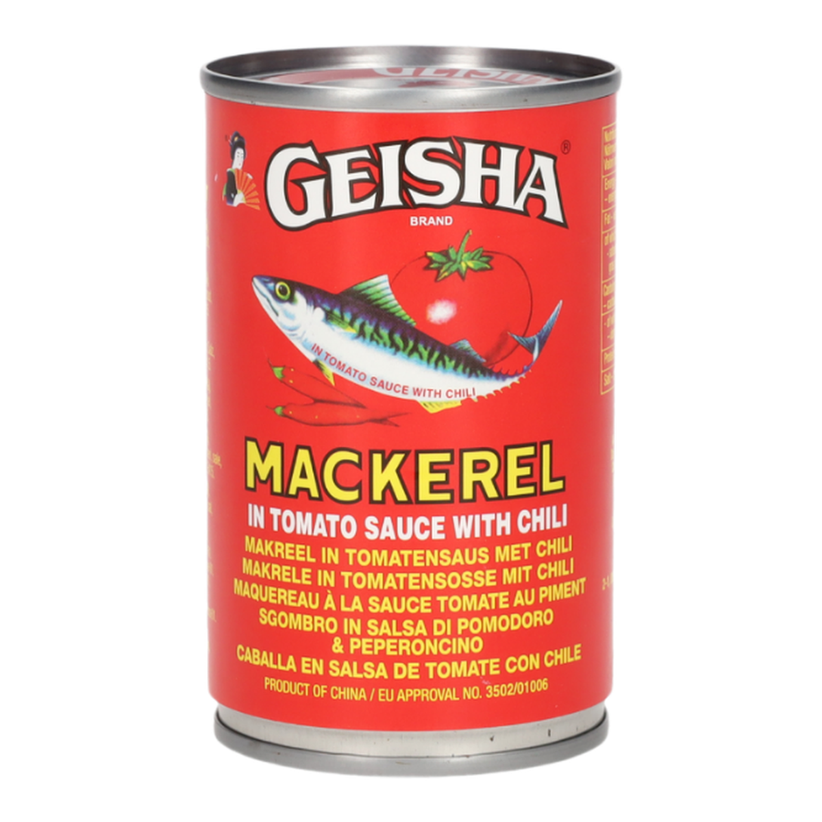 Geisha Maquereau à la Sauce Pimentée 155g