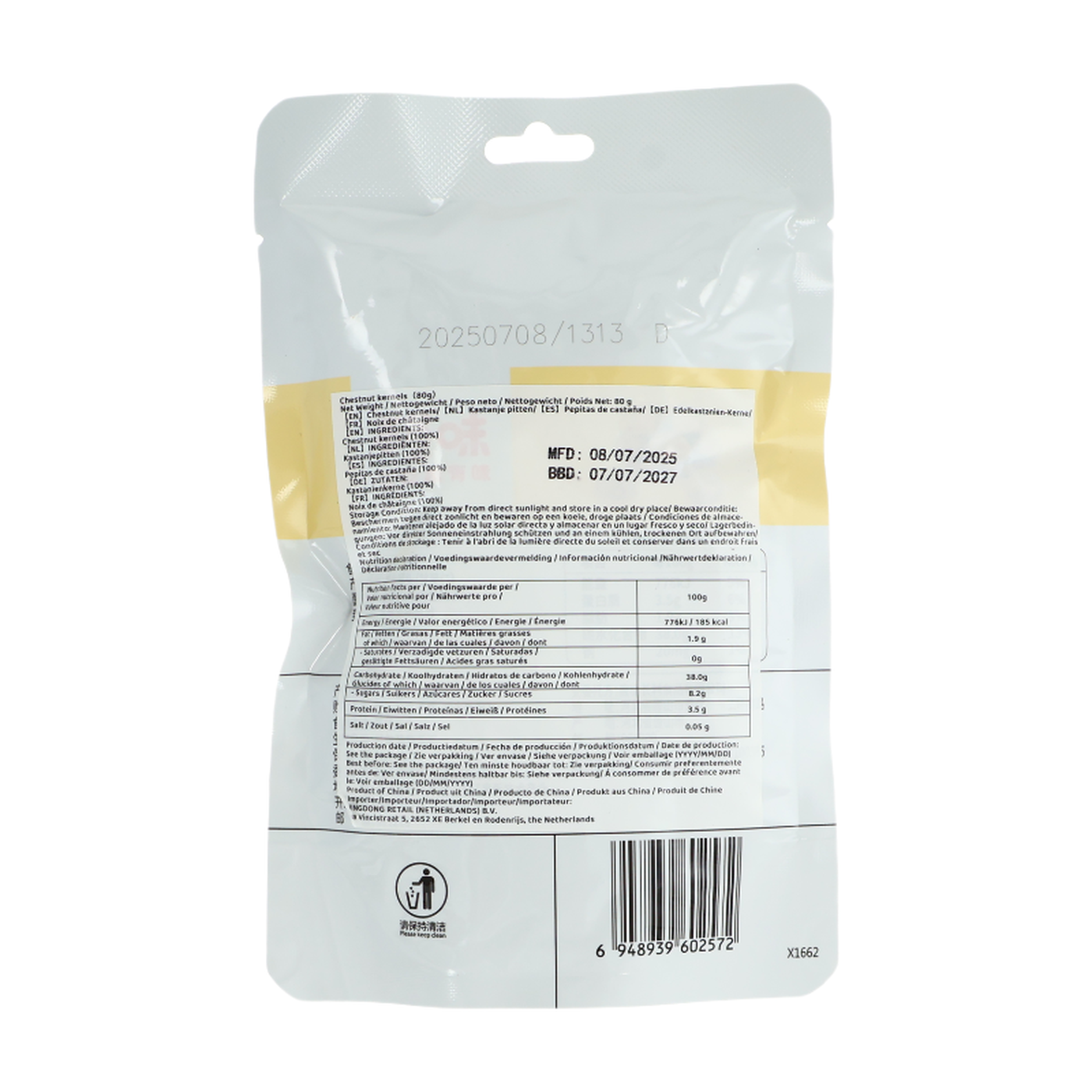 Be&Cheery Châtaignes - 80 g