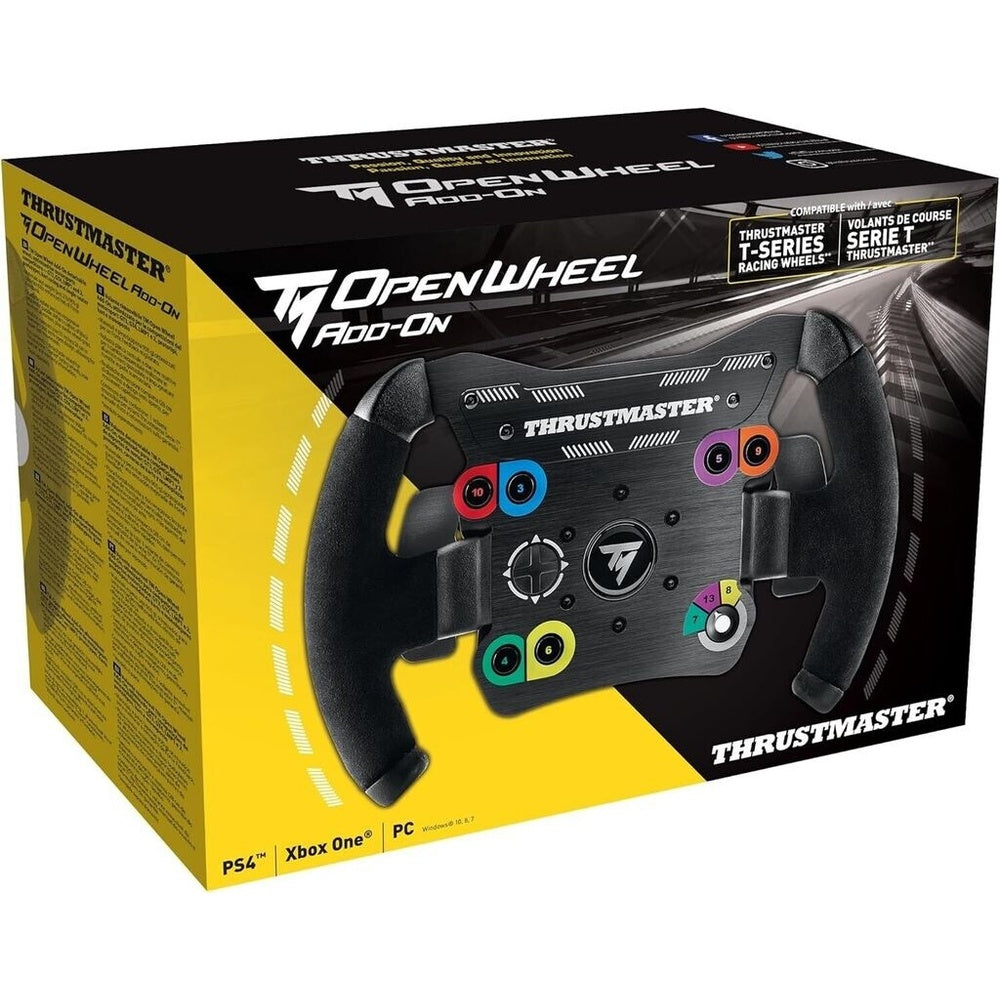Thrustmaster TM Open Wheel Add-On - Style Formule/GT, Poignées en daim, Palettes en métal, Compatible PC/PS/Xbox, Version retail
