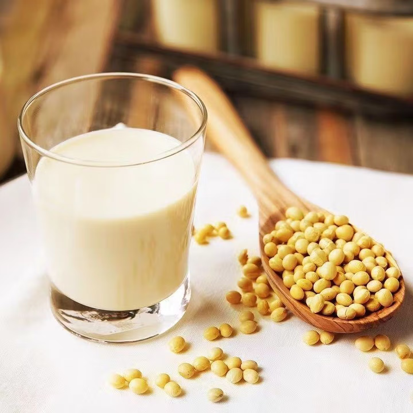 Yon Ho poudre de lait de soja multivitaminée riche en calcium, saveur mouture originale 300g
