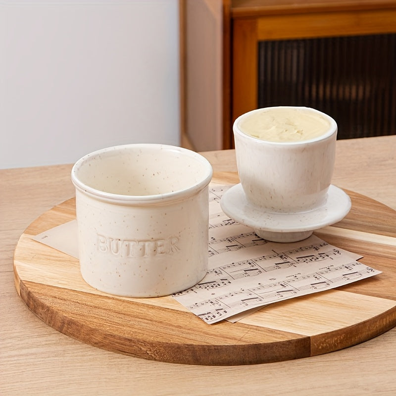 YumiPLUS Set de 1 beurrier en céramique