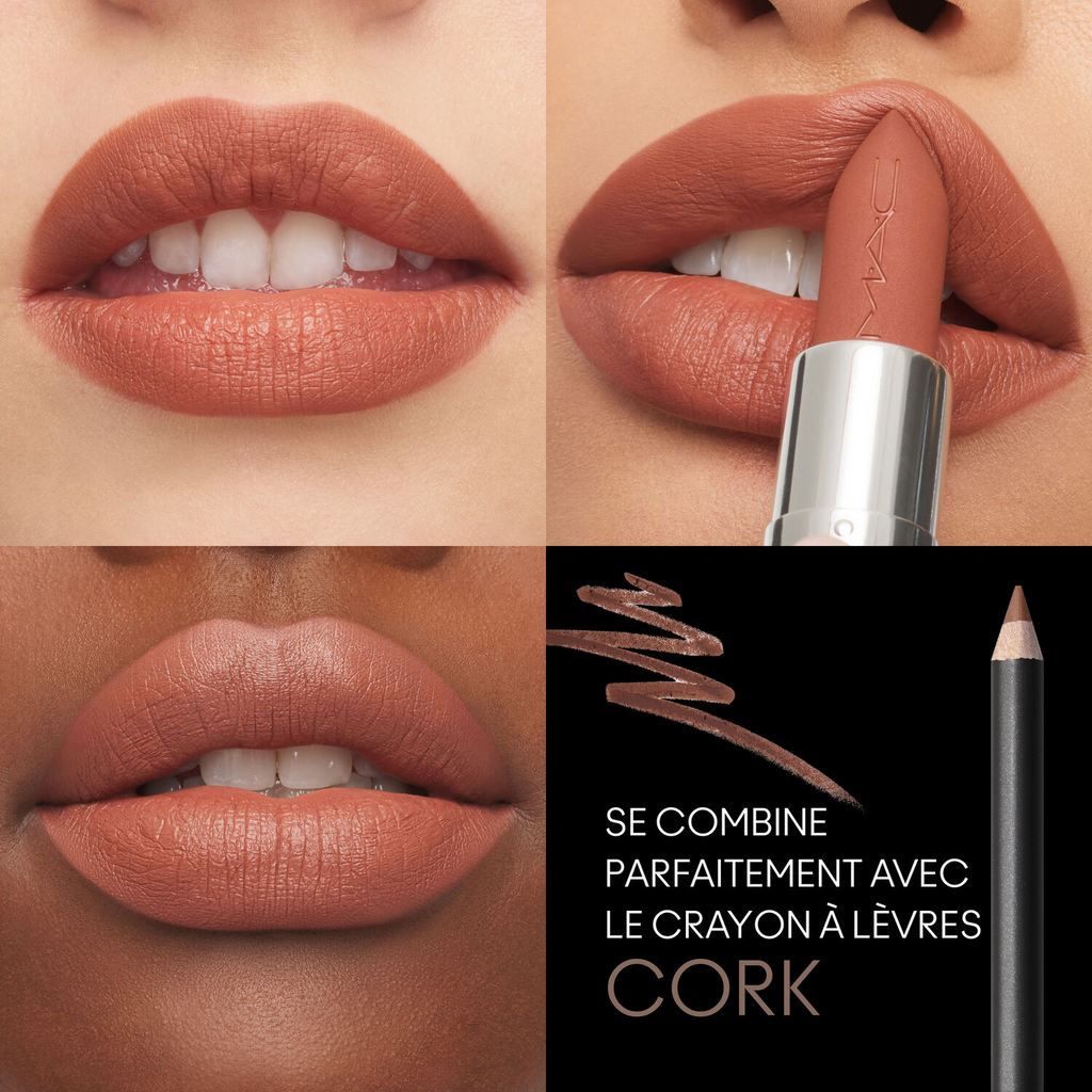 MAC Rouge à lèvres fini mat soyeux Warm Teddy 3,5 g