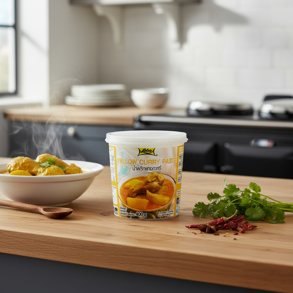LOBO Pâte de curry jaune - 400 g