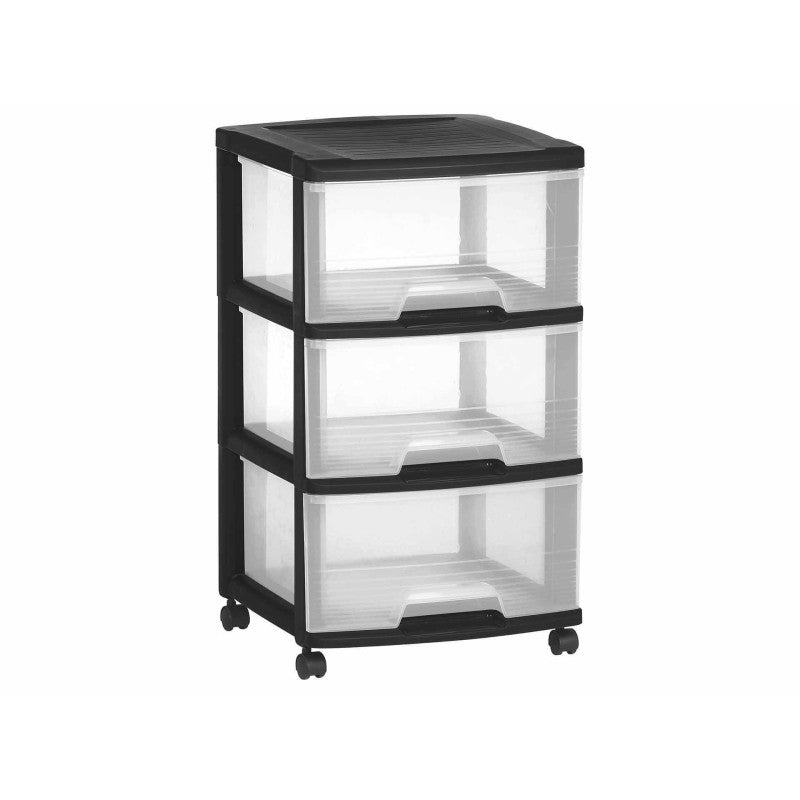 CURVER Tour de rangement ESSENTIALS 3 Tiroirs 38.9 x 37.1 x 67.0 cm