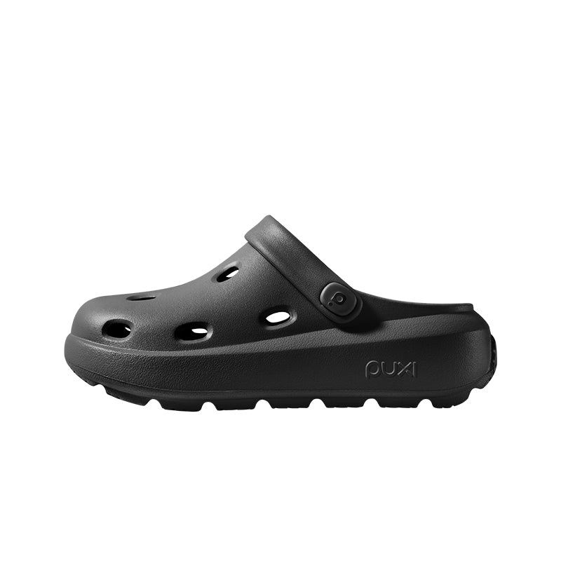 PUXI Sabots fromage Noir récif Pointure 42-43 Unisexe Style minimaliste
