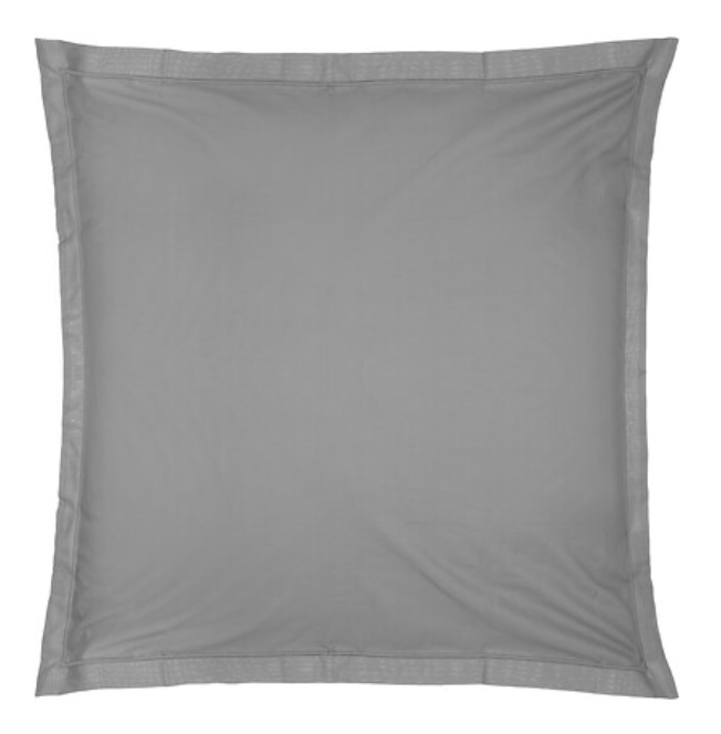 Atmosphera Taie d’oreiller gris 63 x 63 cm