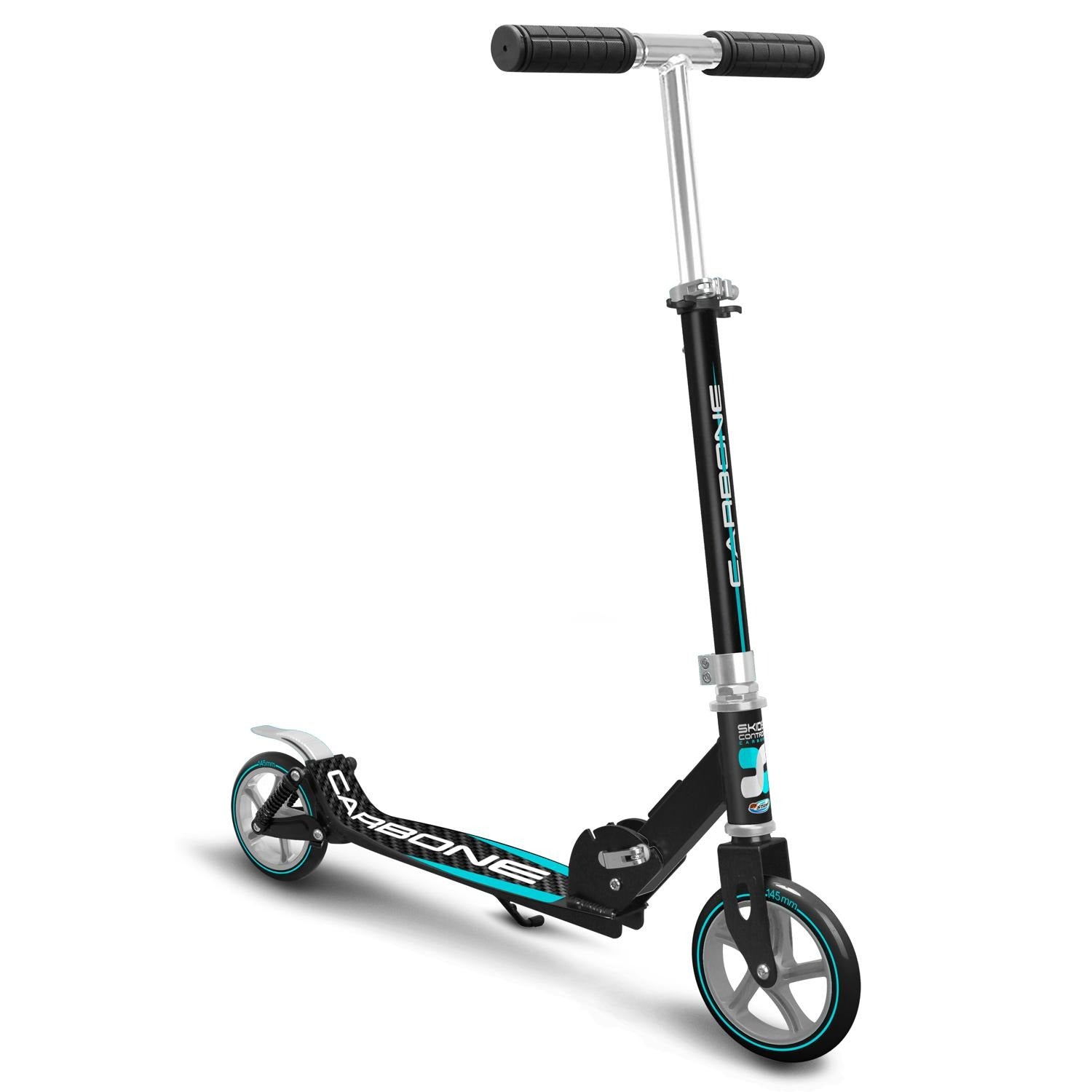Skids Control Trottinette pliable double suspensions 145mm SKIDS CONTROL CARBONE
