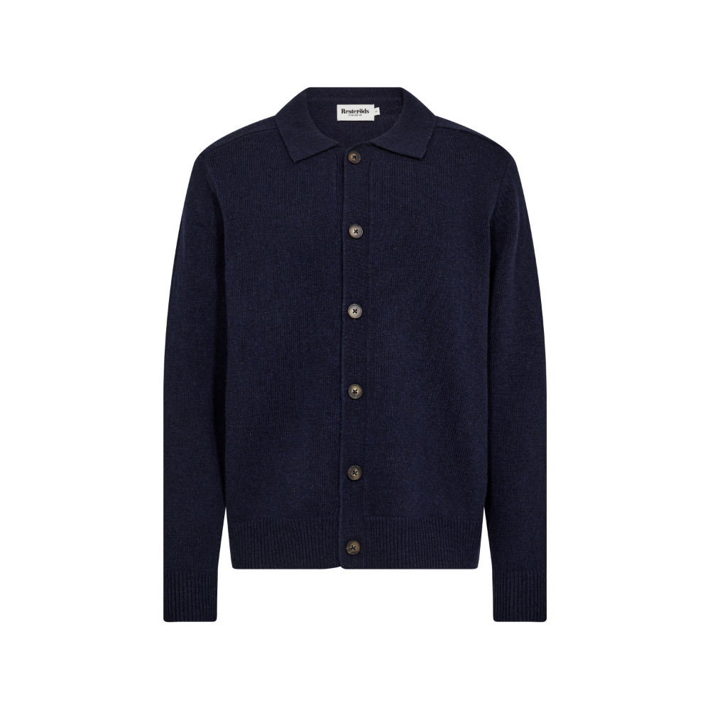 Resteröds Cardigan Dean Bleu Marine S