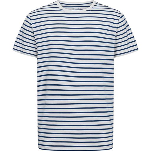 Resteröds T-shirt en bambou à rayures bleues et blanches, taille S