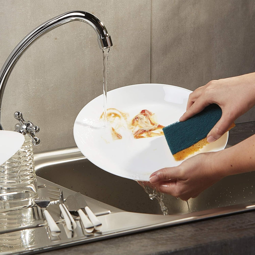 SPONTEX Éponges grattantes microfibre renforcées longue durée 3 éponges