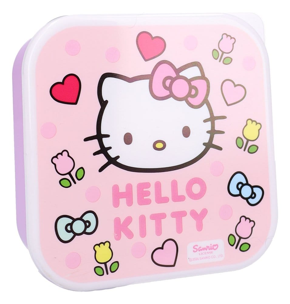 Hello Kitty Boîte à Snacks (3 en 1) Hello Kitty Bouchées Fraîches