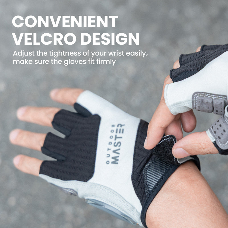 OutdoorMaster Gants de Cyclisme Orange Taille L